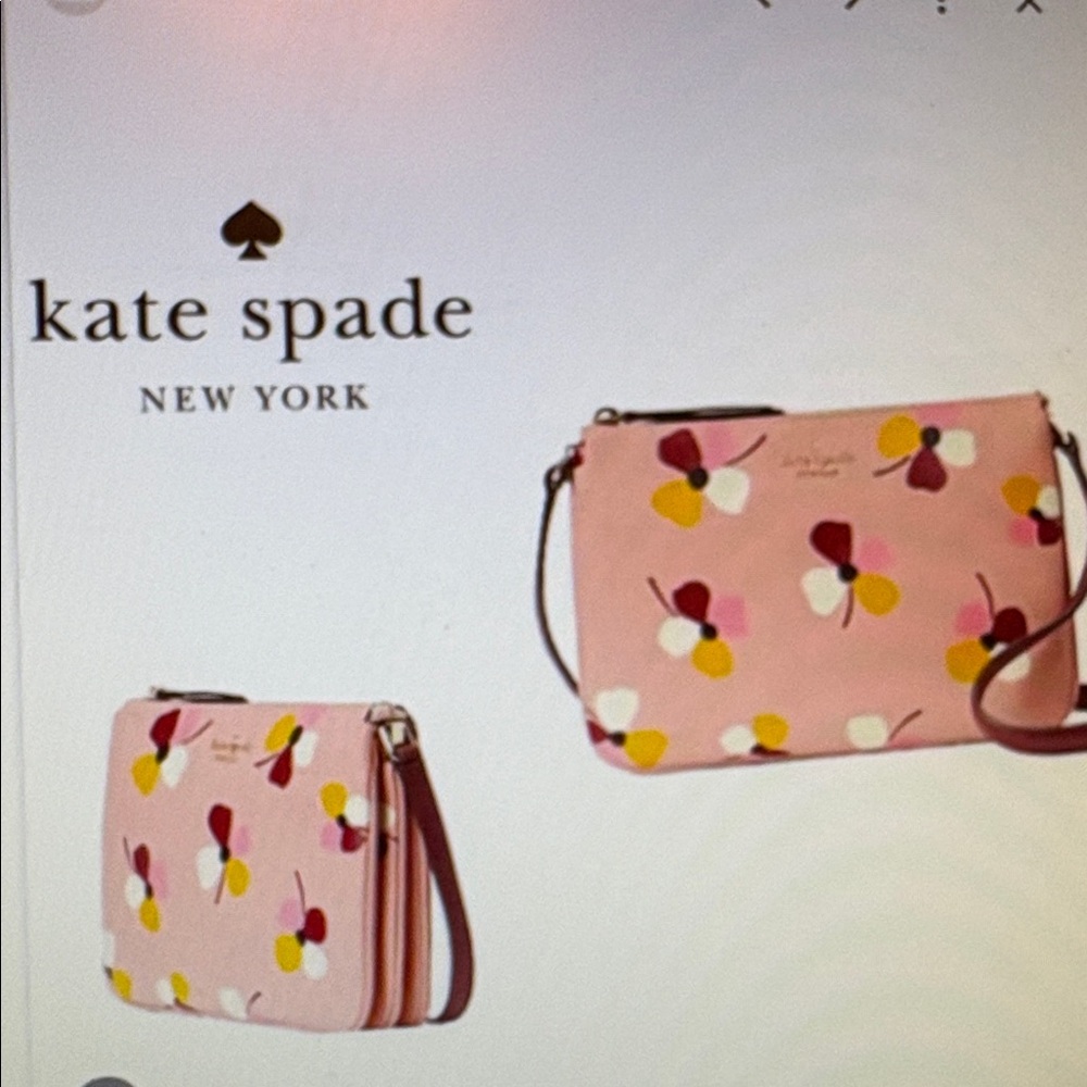 Kate Spade Pink Floral Crossbody Bag - Picture 12 of 12